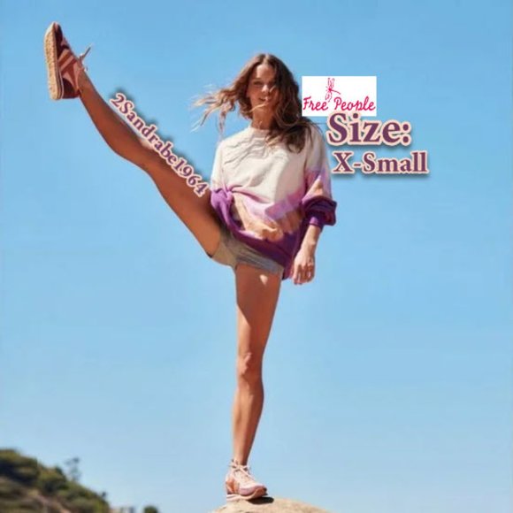 Free People FP Movement Ombre Tie-Dye Metti Crew Sweatshirt - Picture 5 of 16